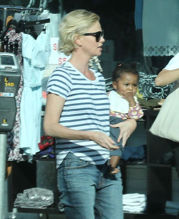 Charlize theron kids ice cream