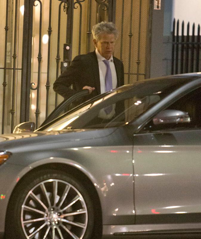 EXCLUSIVE: David Foster seen leaving &#8216;Live Nude Girls Strip Club&#8217; with a stunning Mystery Girl in leather pants and high heels that wasn&#8217;t his current girlfriend Christie Brinkley in Los Angeles, CA