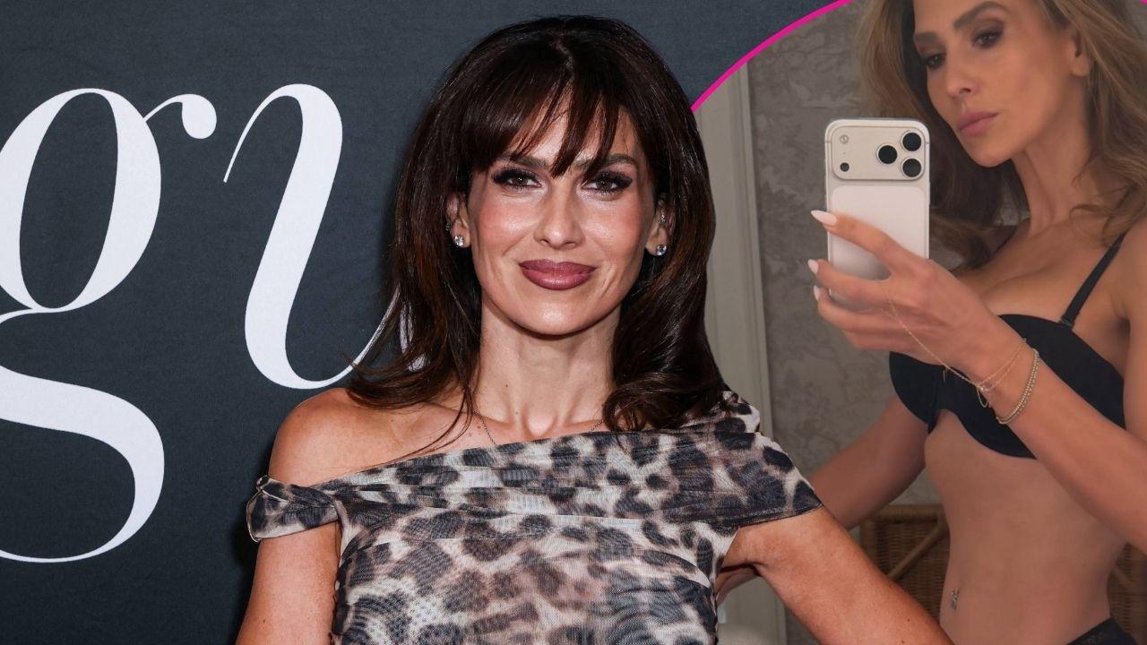 hilaria baldwin toned body underwear  kids