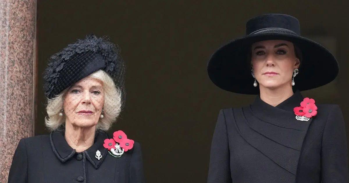 Photo of Queen Camilla and Kate Middleton