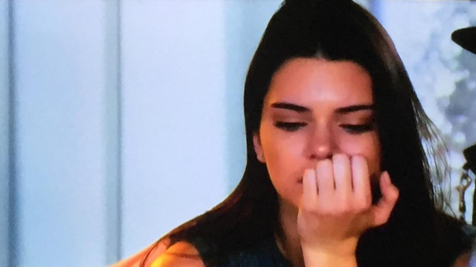 Kendall jenner crying