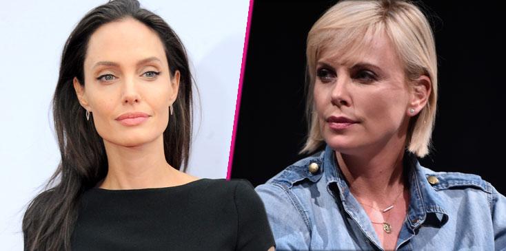 charlize theron angelina jolie feud