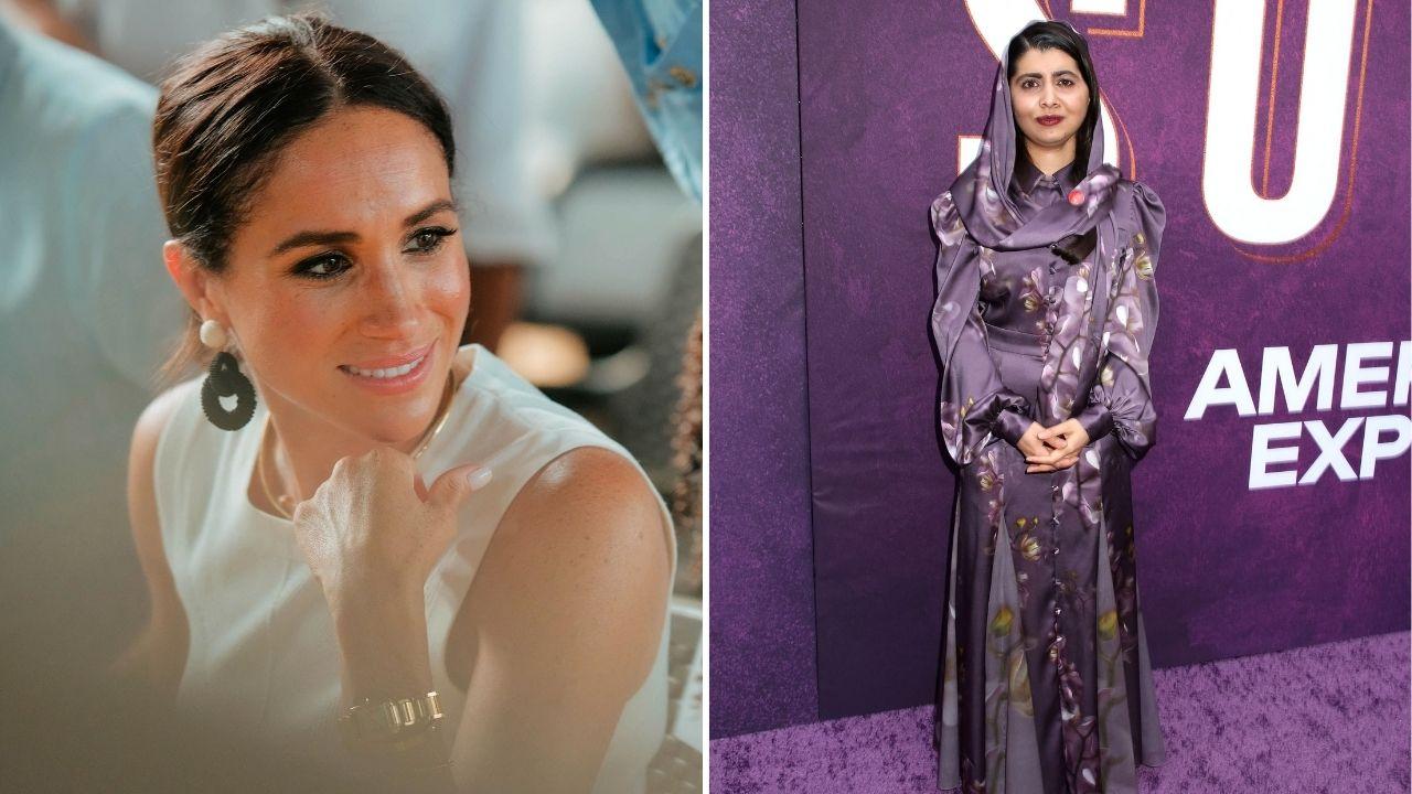 Image of Meghan Markle outlined the As Ever collaboration with Archewell Philanthropies to support Malala Yousafzai's Malala Fund.