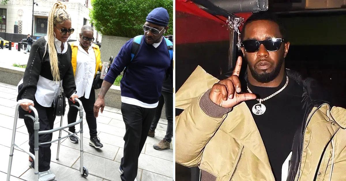 Composite photo of Misa Hylton and Sean 'Diddy' Combs