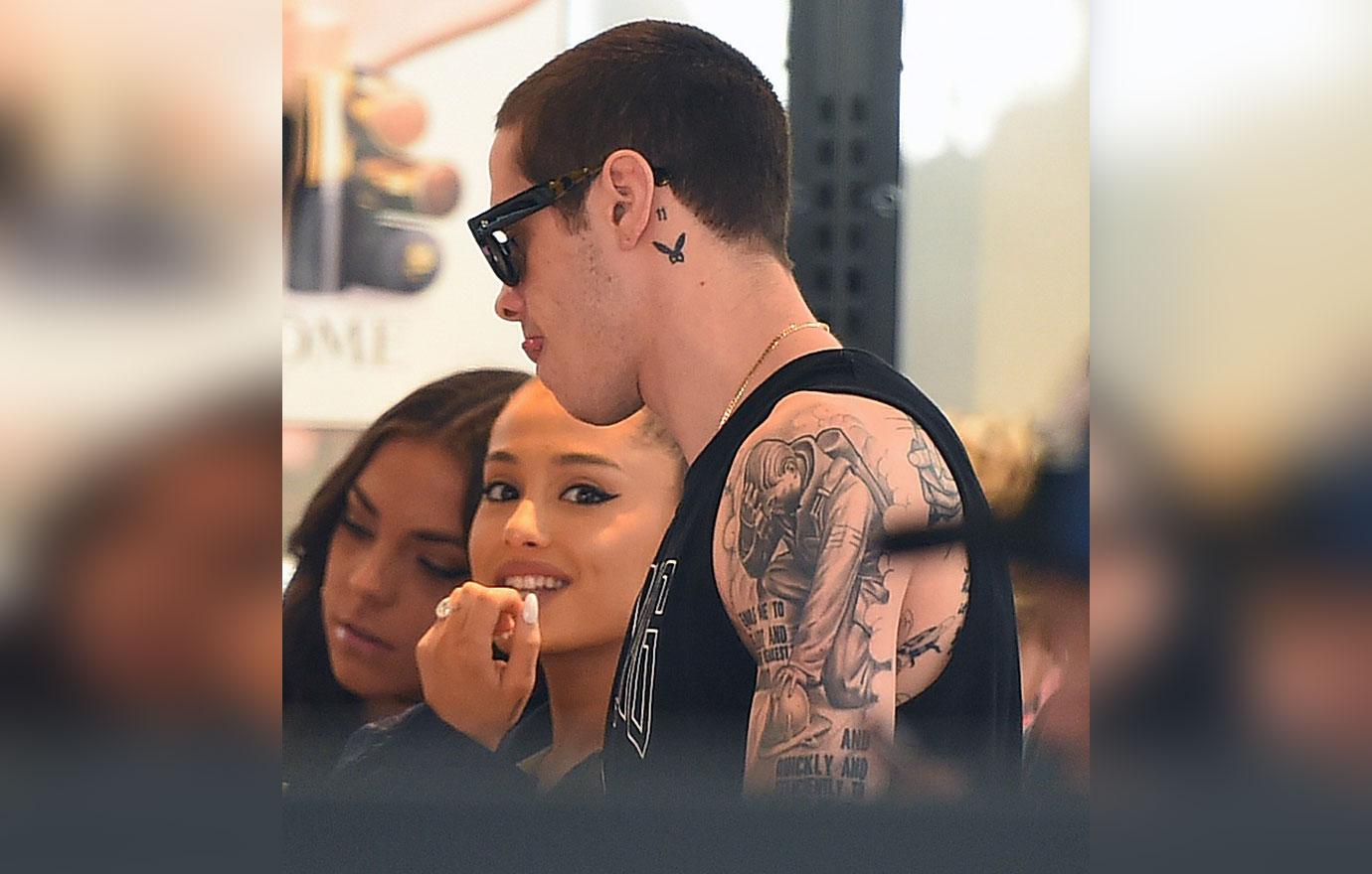 Pete Davidson Covers Up Tattoo Dedicated To Ariana Grande