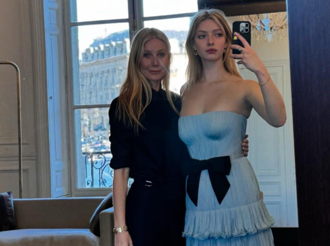 gwyneth paltrow daughter apple rolls eyes debutante ball watch