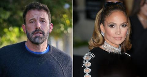 Composite photo of Ben Affleck and Jennifer Lopez.