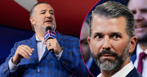 photo of ted cruz and donald trump jr