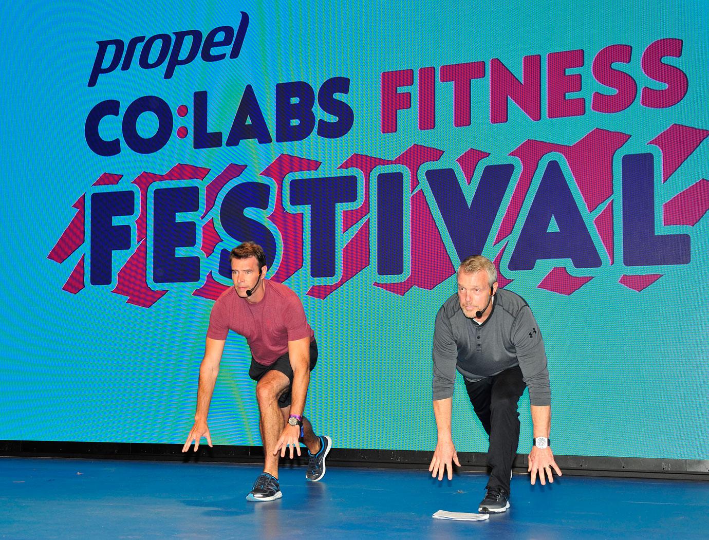 Scott Foley at the First Ever Propel Co:Labs Fitness Festival