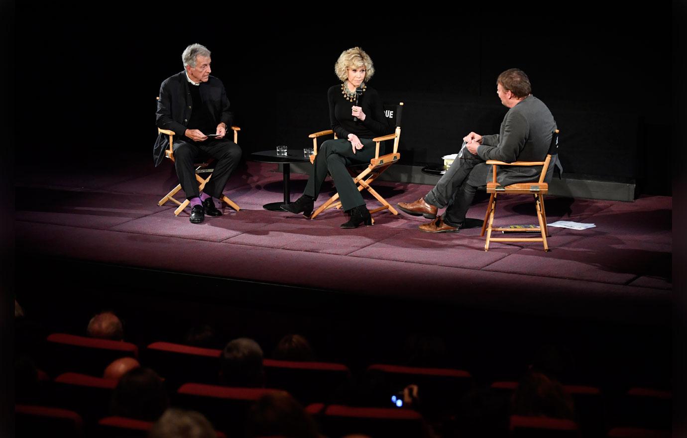 Kering Women In Motion Master Class With Jane Fonda At La Cinematheque Francaise