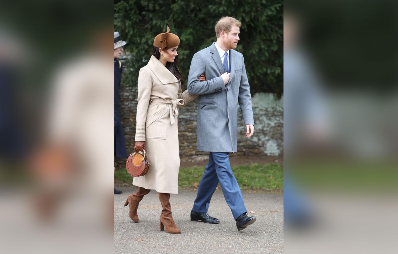 Members Of The Royal Family Attend St Mary Magdalene Church In Sandringham