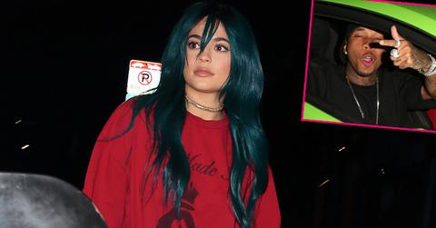kylie jenner breakup tyga blue hair