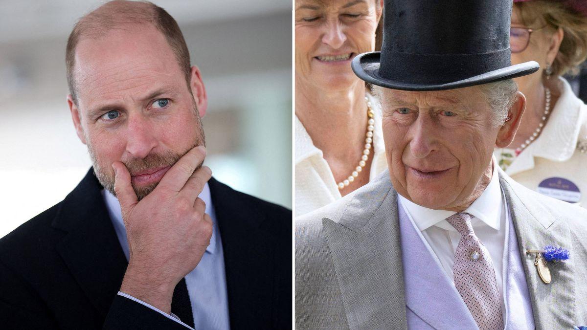 Photo of Prince William and King Charles