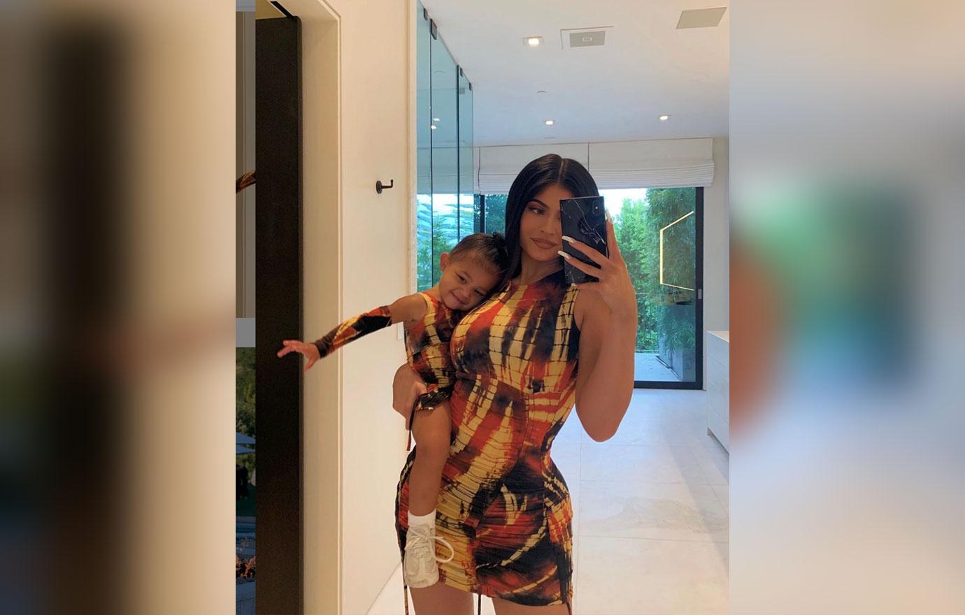 Kylie Jenner And Daughter Stormi Travis Scott Talking Instagram