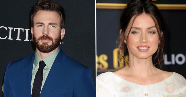 Ana De Armas 'Can't Wait' To Reunite With Chris Evans: Source