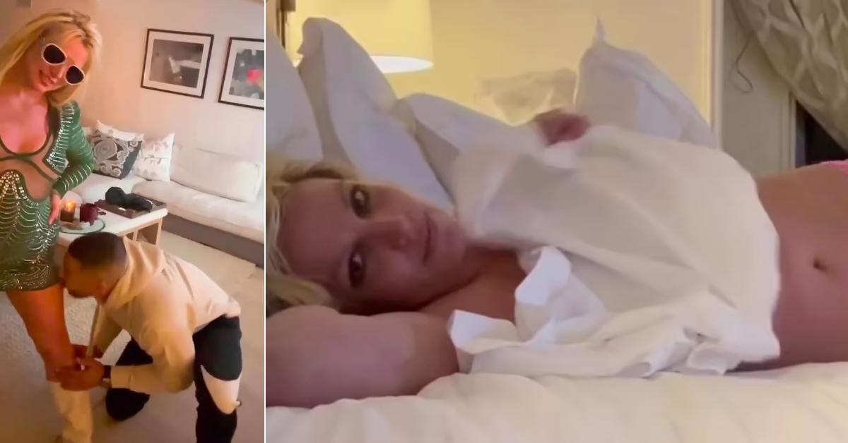 Britney Spears Poses Half Naked in Bed After Her Birthday Weekend