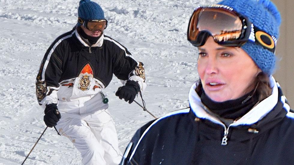 Caitlyn Jenner Skiing Filming I Am Cait