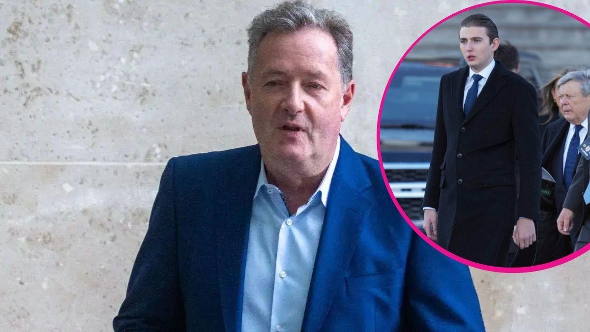 image of Barron Trump/ piers Morgan