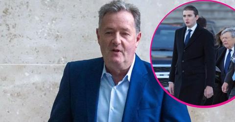 image of Barron Trump/ piers Morgan