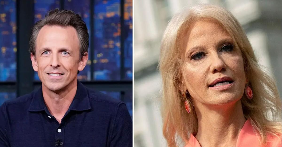 Seth Meyers Calls Kellyanne Conway Out For Defending Donald Trump