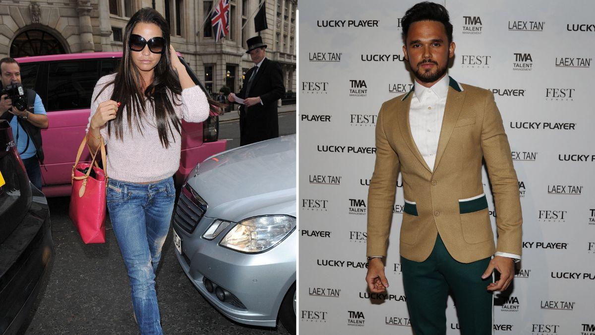 Split photo of Katie Price and Gareth Gates 