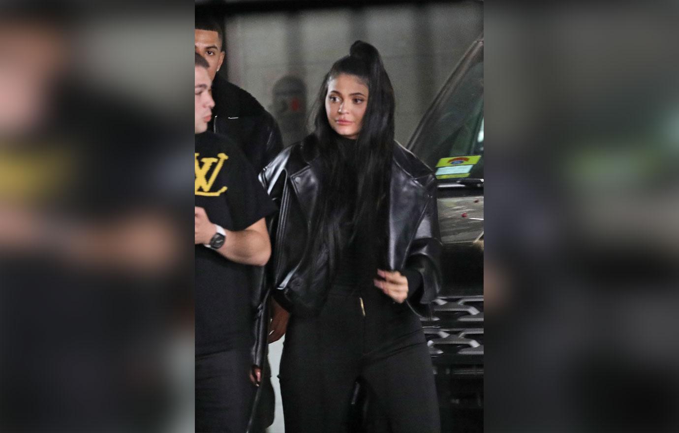 Kylie Jenner Leaves Club With Tyler Cameron