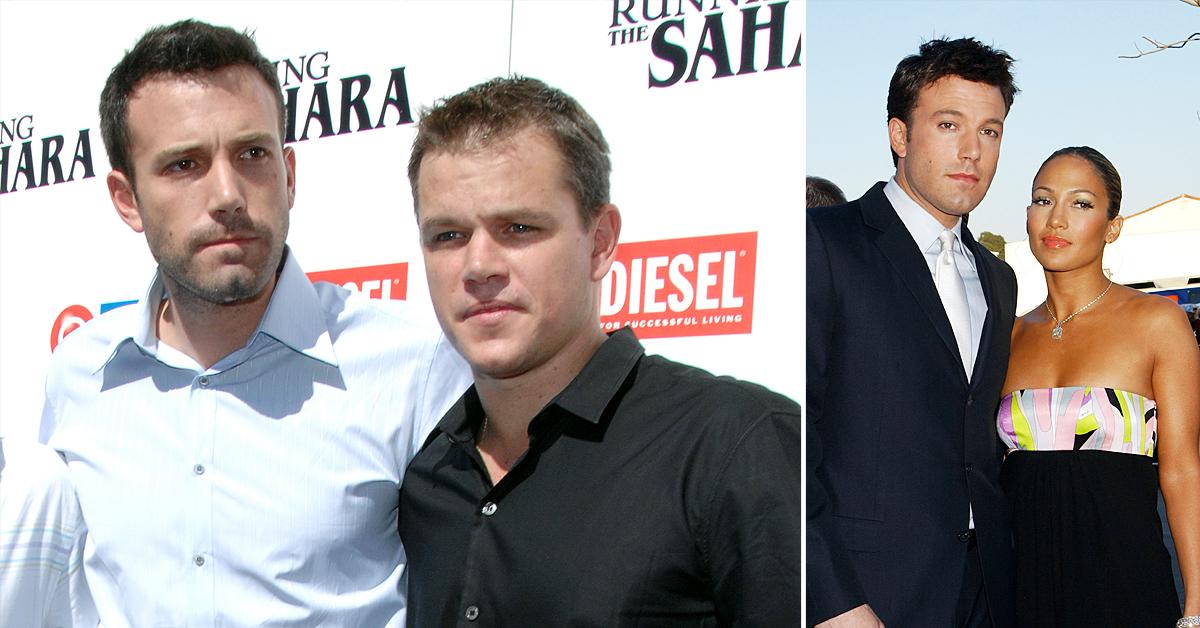 matt damon and ben affleck had a falling out last time the way back actor dated jennifer lopez source reveals