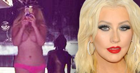 Christina aguilera topless post baby body