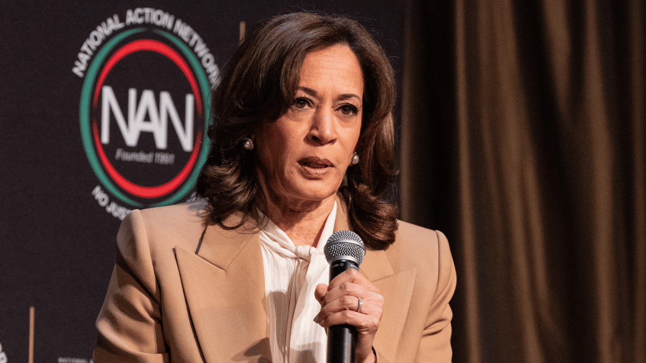 Image of Jill Biden's former press secretary claimed Kamala Harris 'doesn't lead, she follows.'