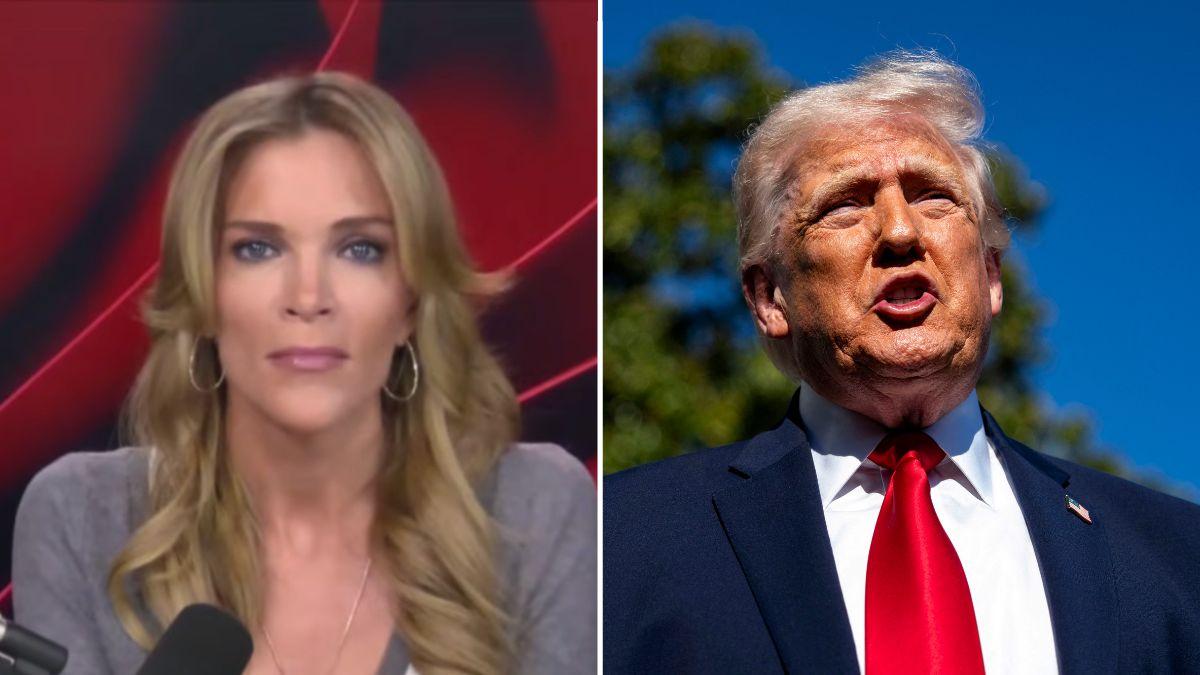 Composite photo of Megyn Kelly and Donald Trump.