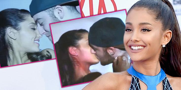 ariana grande dating grocery store pda