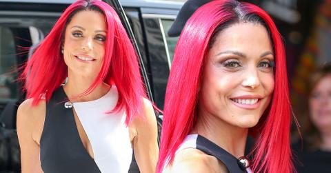 bethenny frankel pink hair
