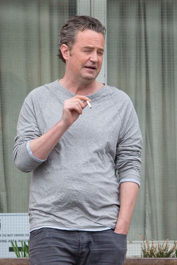 Matthew Perry Disheveled Friends Reunion Feud