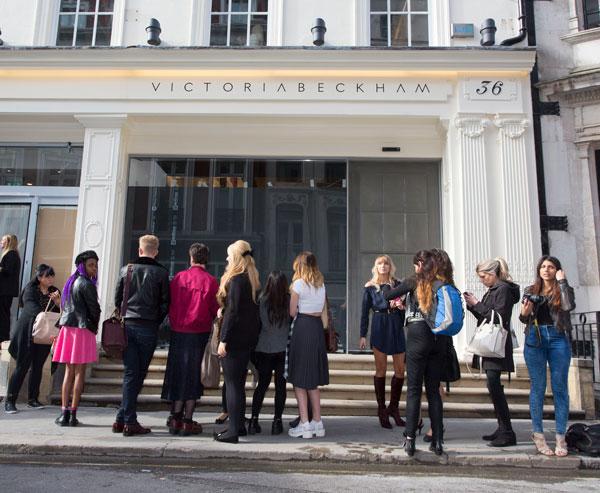 Victoria beckham store opening