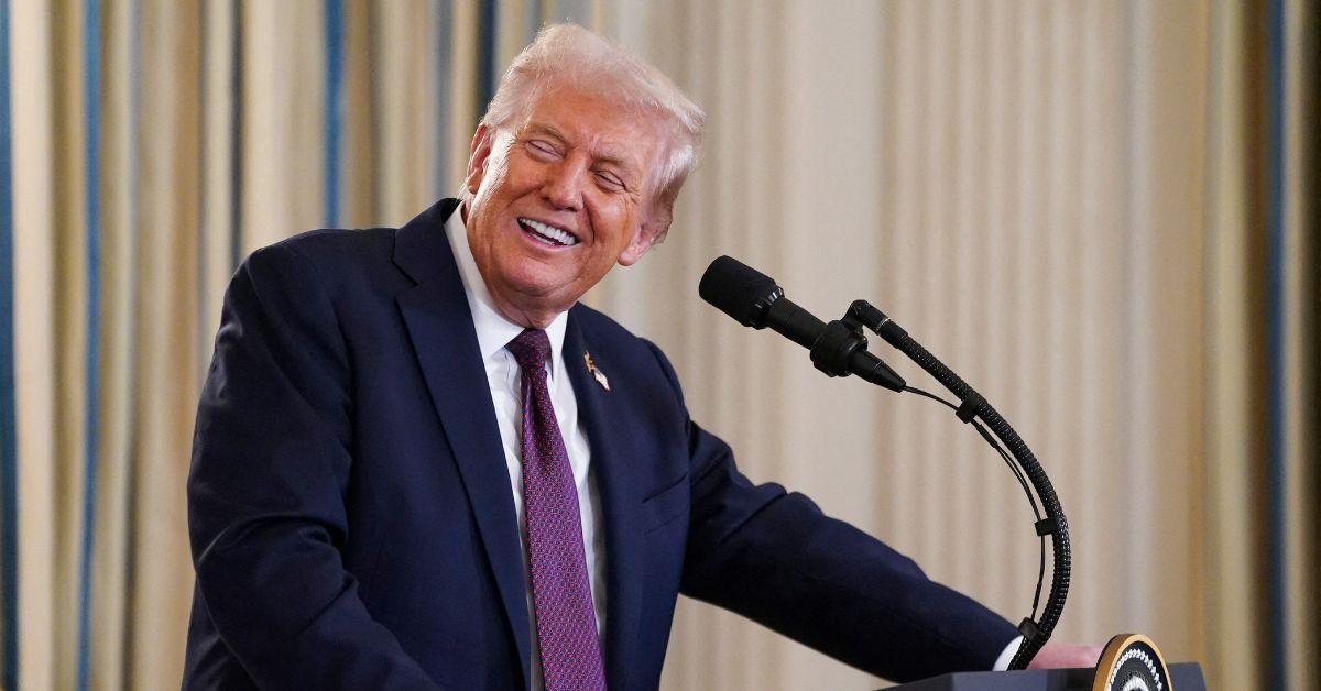 image of Donald Trump mispronounced 'Abraham' during a White House event with Israeli Prime Minister Benjamin Netanyahu.