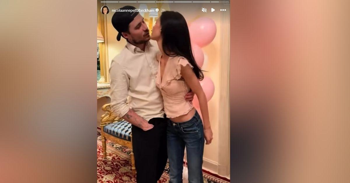 image of Brooklyn Beckham joined the model for a sweet birthday moment.