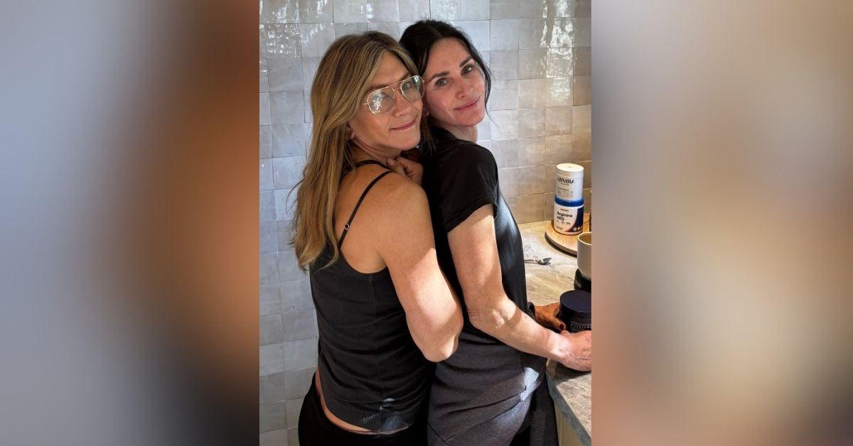 image of The two first met while filming 'Friends' in 1994.