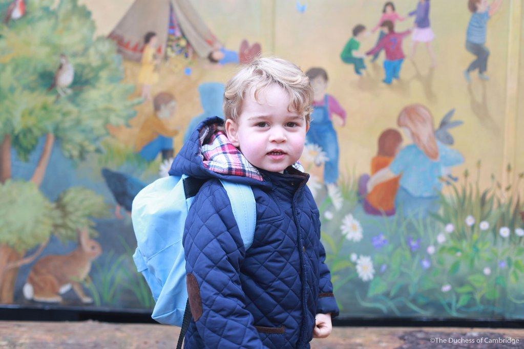 prince george first day of preschool