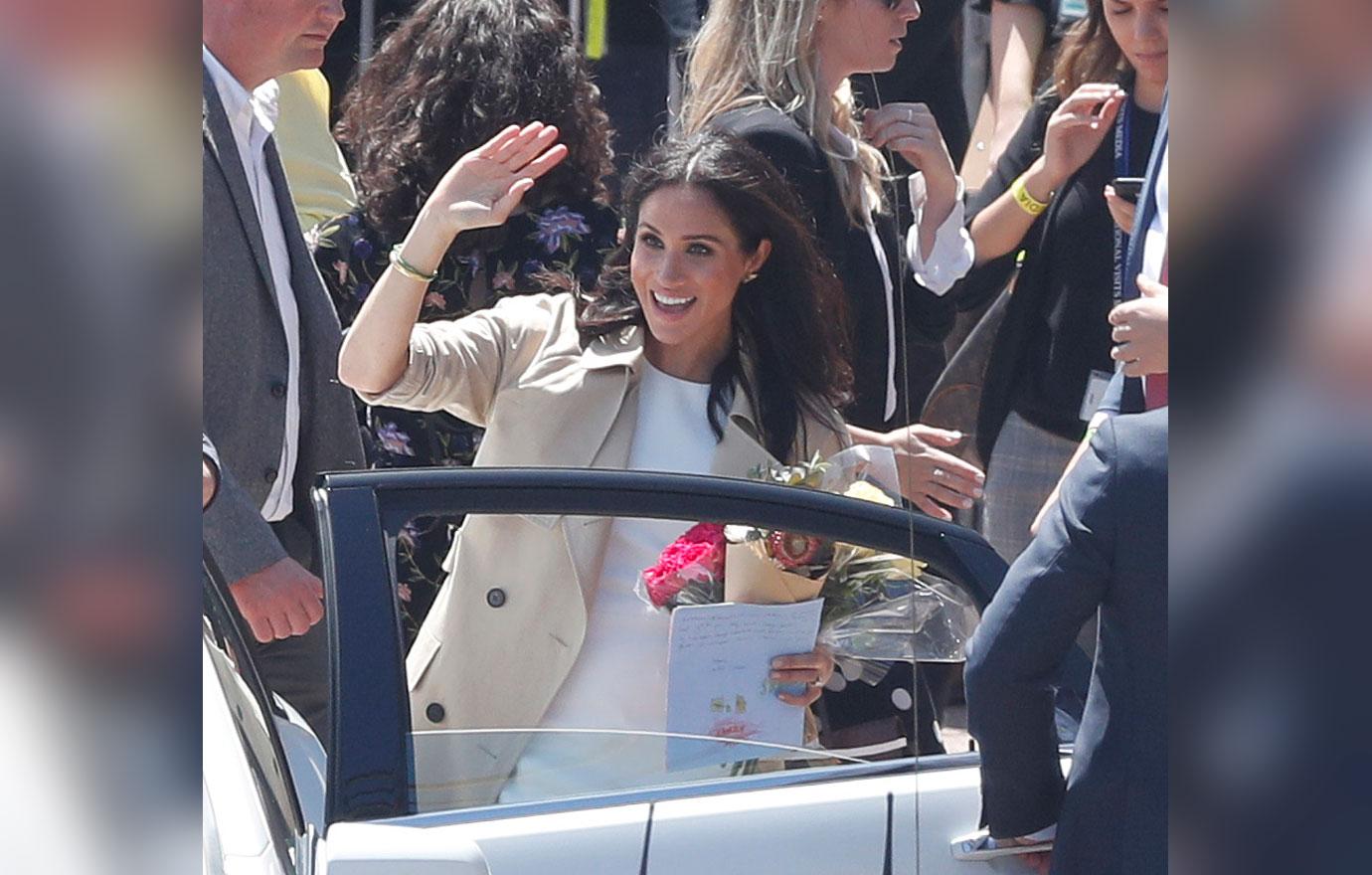 Prince Harry and Meghan, Duchess of Sussex, visit the Sydney Opera House