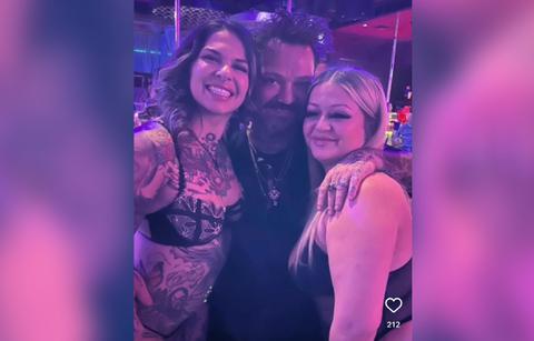 Bam Margera Spotted Partying At Las Vegas Strip Club