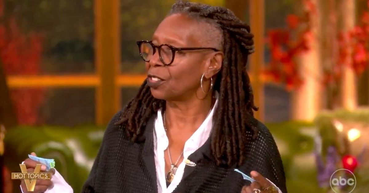 Photo of The actress ripped up Hostin's note on live TV.