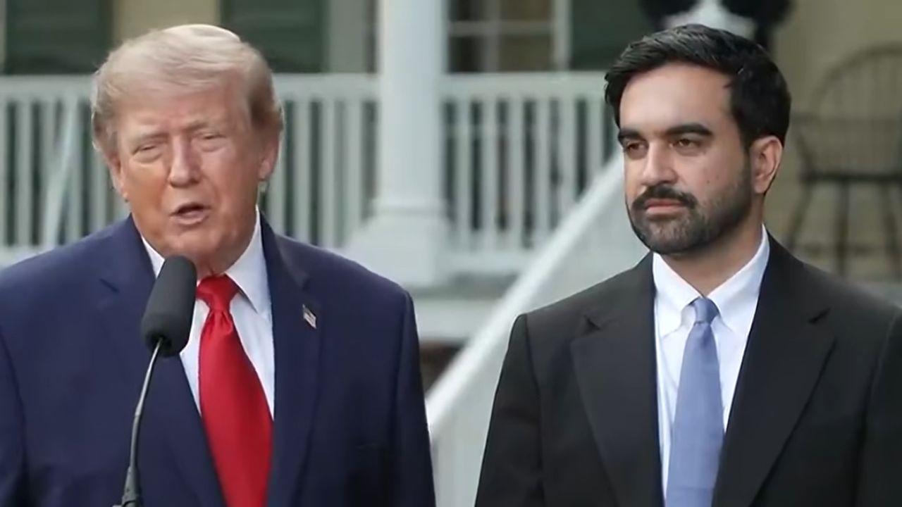 Image of Donald Trump and Zohran Mamdani