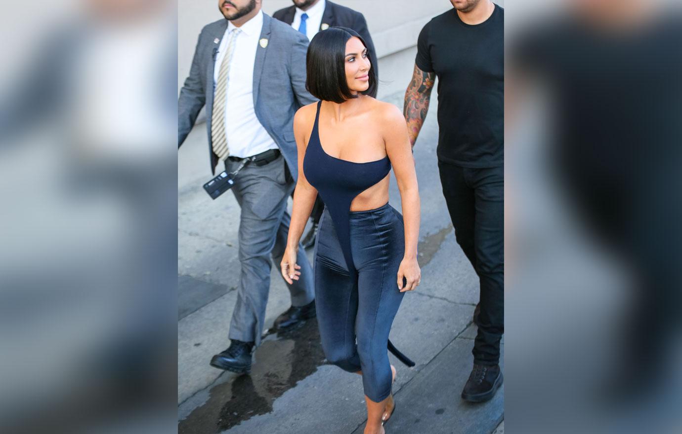 Kim Kardashian at &#8216;Jimmy Kimmel Live&#8217;