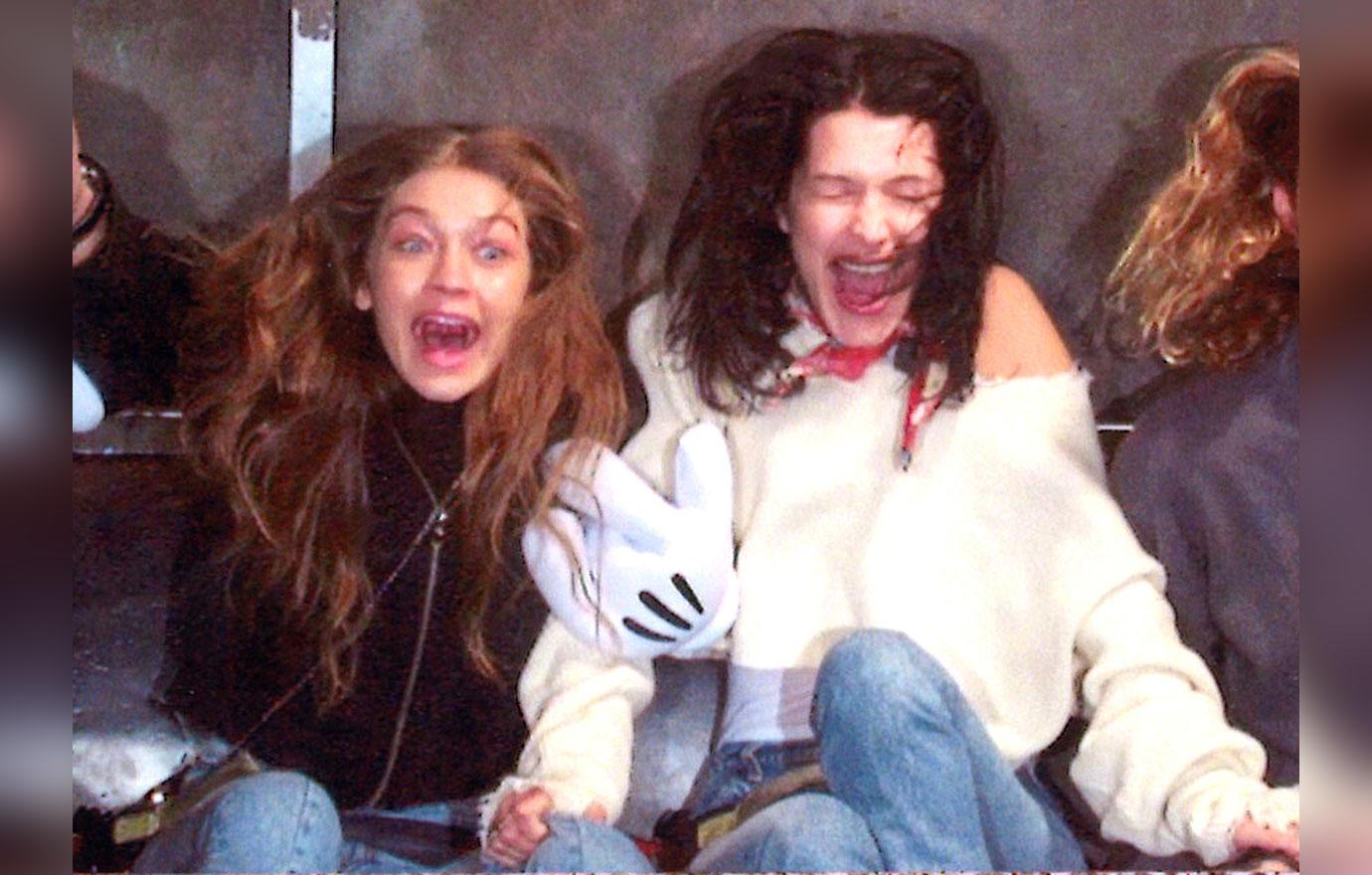 Bella Gigi Hadid Models No Makeup Disneyland 02