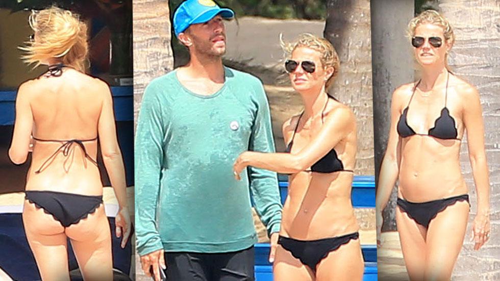 Gwyneth paltrow bikini vacation chris martin