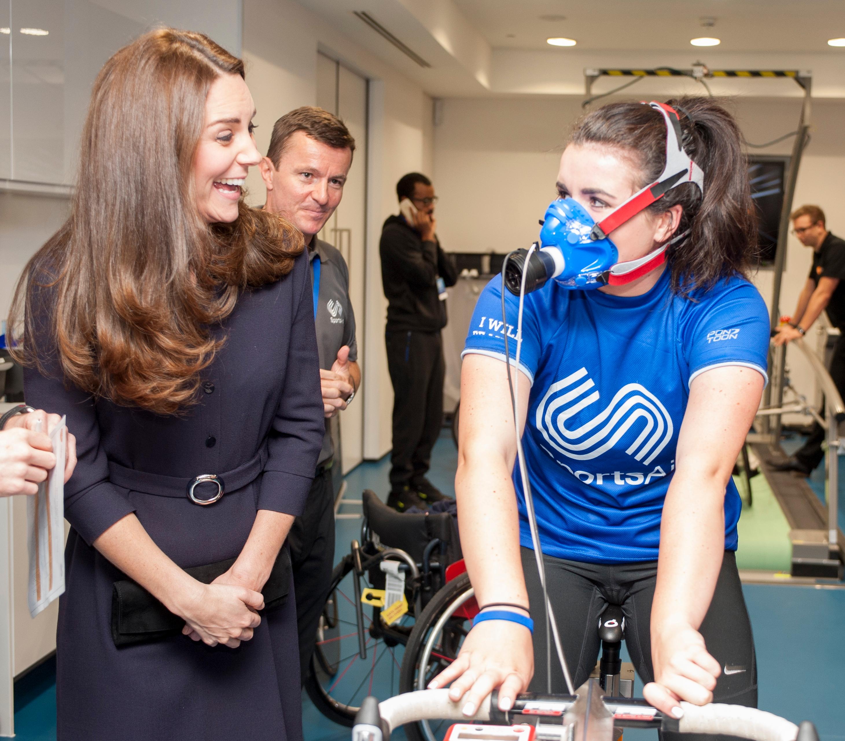 Catherine At SportsAid Workshop