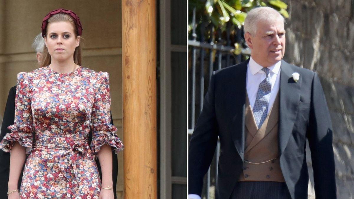image split of Princess Beatrice and prince Andrew 