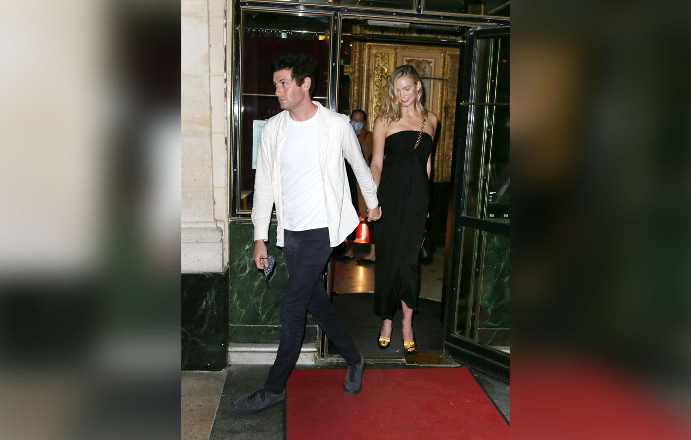 karlie kloss and joshua kushner go to dinner in paris