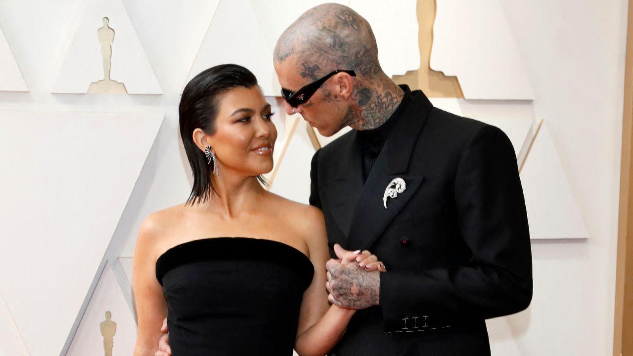 Photo of Kourtney Kardashian and Travis Barker