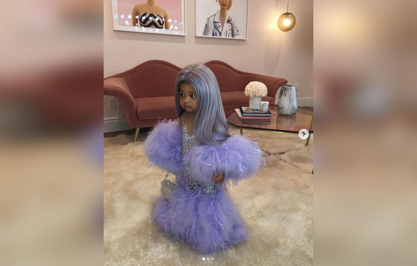 Stormi Dressed Up As Kylie Jenner Basketball